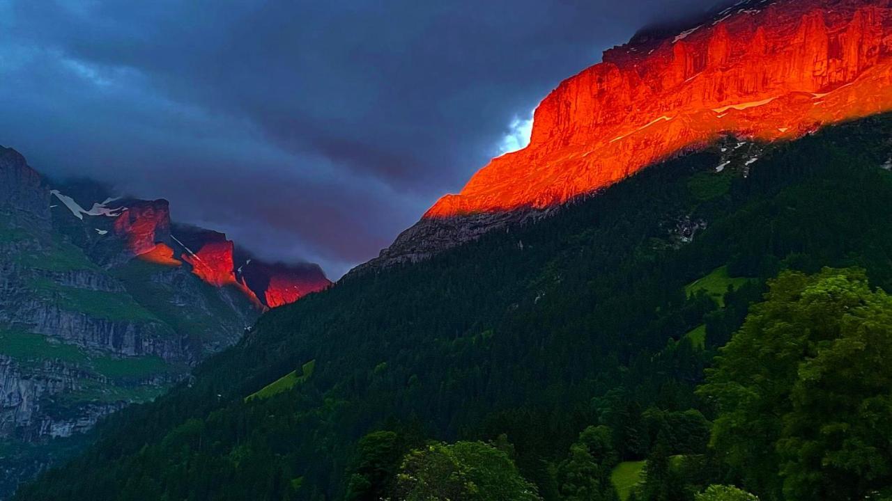 Ferienwohnung im Grünen Grindelwald Exterior foto